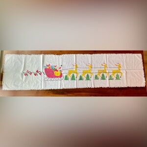 Vintage Christmas Table Runner